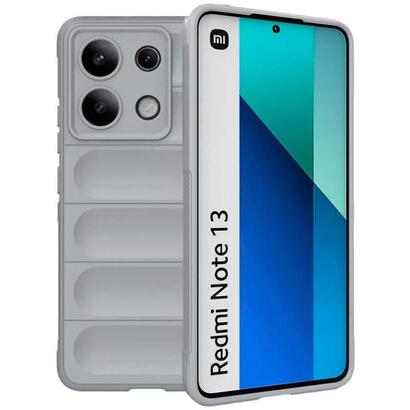 funda-de-silicona-wave-xiaomi-redmi-note-13-4g-gris-claro