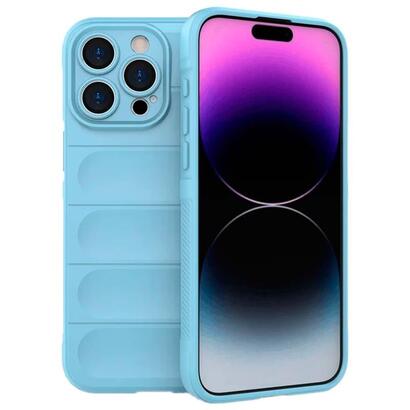 funda-de-silicona-wave-iphone-15-pro-max-azul-claro