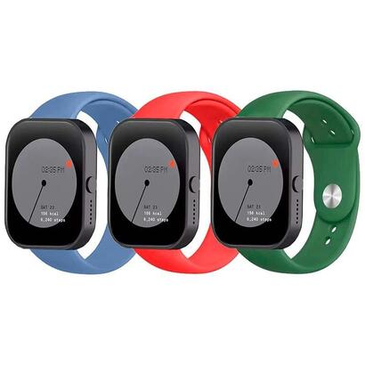pack-x3-correa-silicona-elgance-para-cmf-by-nothing-watch-pro-22mm-azul-oscuro-rojo-y-verde