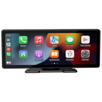 pantalla-tactil-universal-swm-b5303-93-pulgadas-carplay-y-android-auto-inalambrico-negro