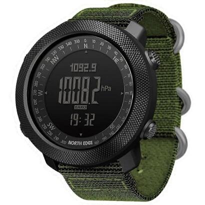 north-edge-apache-con-correa-de-nailon-verde-reloj-digital