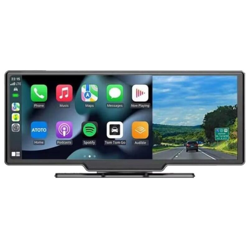 pantalla-tactil-universal-con-dash-cam-integrada-swm-b5303r-1026-pulgadas-carplayandroid-auto-inalambrico-negro