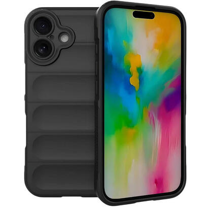funda-de-silicona-wave-iphone-16-negro
