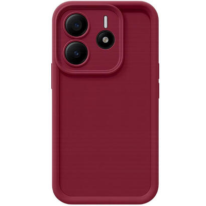 funda-de-silicona-mate-xiaomi-redmi-note-14-5g-rojo