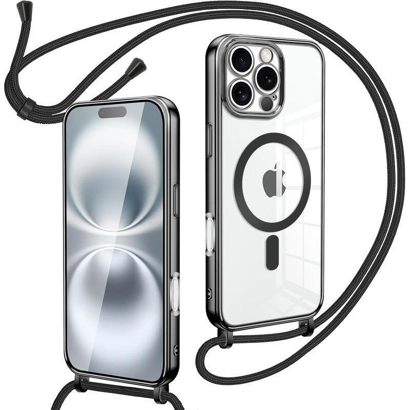 funda-magnetica-con-colgante-para-iphone-16-pro-max-negro