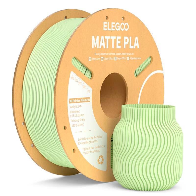 elegoo-pla-matte-verde-menta-mate-para-impresoras-3d-fdm-filamento-175mm-bobina-de-1kg
