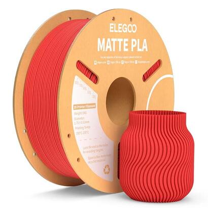 elegoo-pla-matte-rojo-mate-para-impresoras-3d-fdm-filamento-175mm-bobina-de-1kg