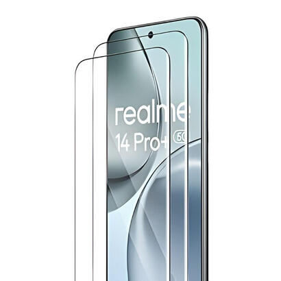 protector-pack-x2-de-cristal-templado-realme-14-pro-full-screen-3d