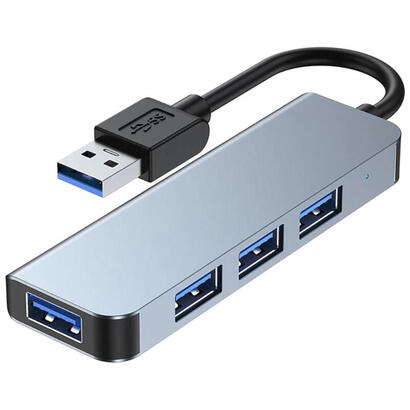 hub-usb-byl-2013u-4-en-1-usb-ausb-30usb-20-gris