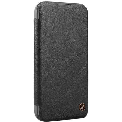 nillkin-qin-prop-funda-libro-de-cuero-iphone-16-pro-max-negro