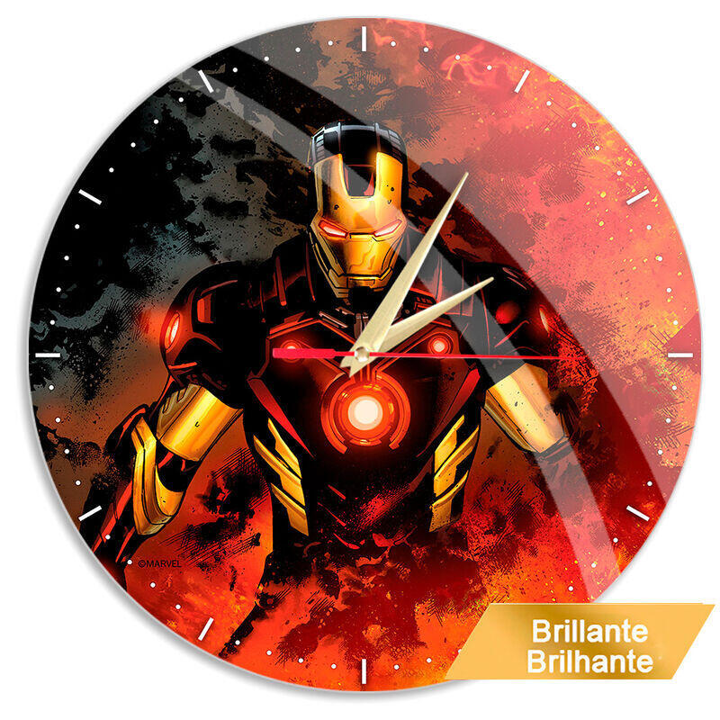 reloj-pared-iron-man-marvel
