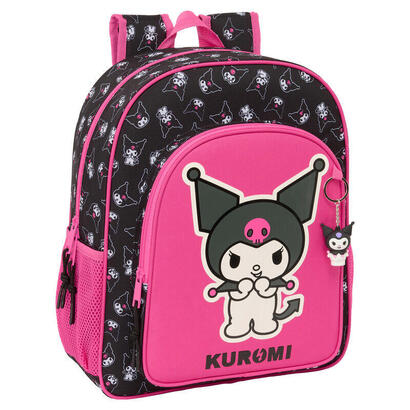 mochila-kuromi-hello-kitty-adaptable-38cm