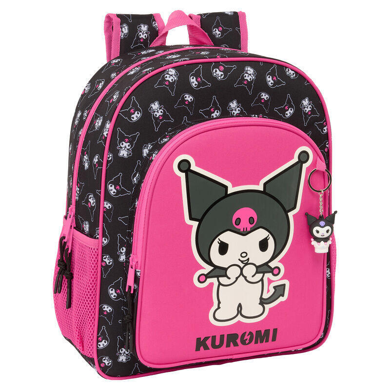 mochila-kuromi-hello-kitty-adaptable-38cm