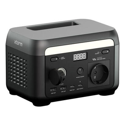 generador-electrico-200w-4000-mah-negro-xtorm-1024wh-salida-200w-usb-c-30w-carga-rapida-65w-cargador-coche-100w-12v-2xusb-12w