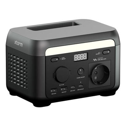 generador-electrico-200w-4000-mah-negro-xtorm-1024wh-salida-200w-usb-c-30w-carga-rapida-65w-cargador-coche-100w-12v-2xusb-12w