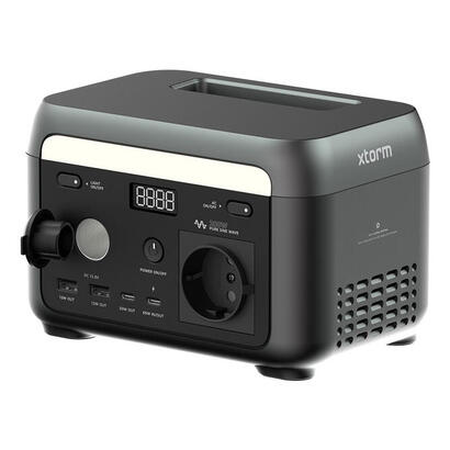 generador-electrico-200w-4000-mah-negro-xtorm-1024wh-salida-200w-usb-c-30w-carga-rapida-65w-cargador-coche-100w-12v-2xusb-12w