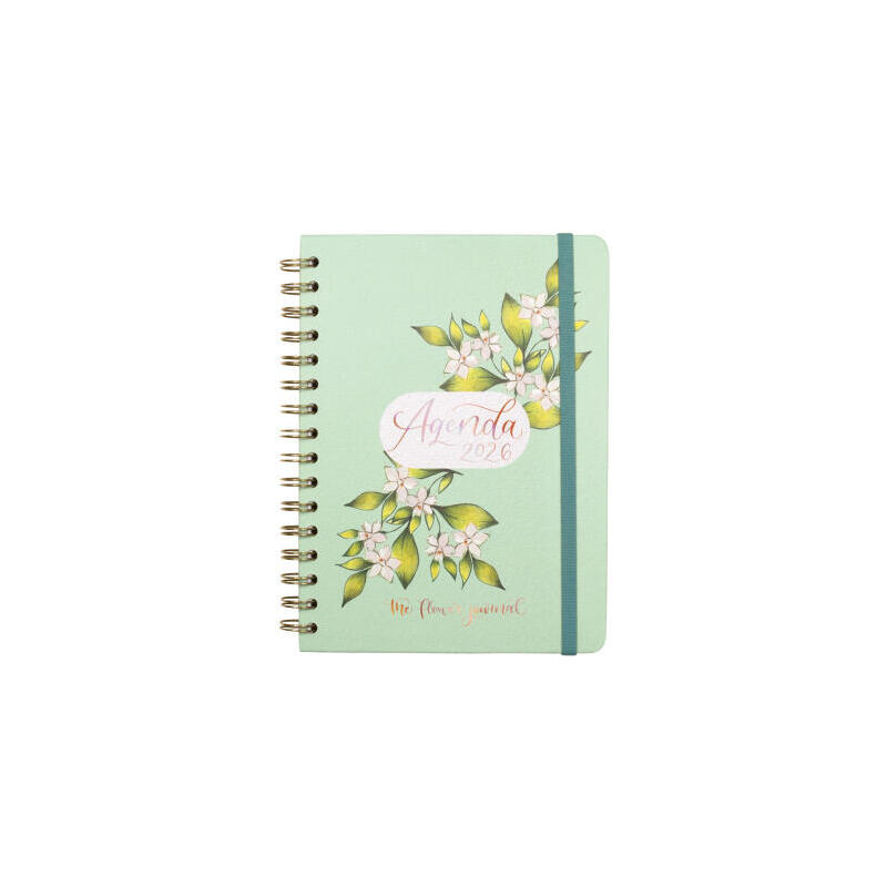 finocam-agenda-espiral-the-flower-journal-e10-155x212mm-svh-tapa-dura-verde-2026