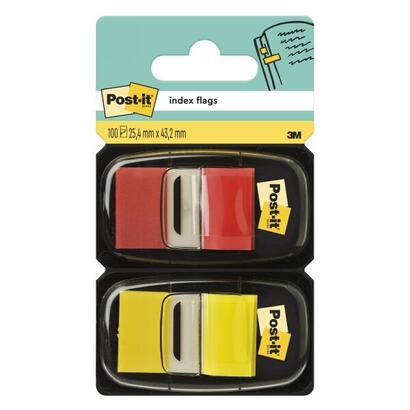 post-it-index-pack-de-2-dispensadores-con-100-marcadores-de-indice-reposicionables-forma-rectangular-colores
