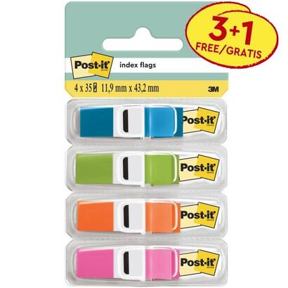 post-it-index-pack-de-4-dispensadores-con-35-marcadores-de-indice-reposicionables-forma-rectangular-colores-surtidos