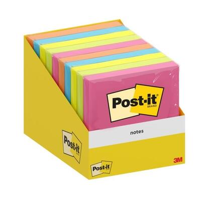 post-it-pack-de-10-blocs-de-100-notas-adhesivas-reposicionables-forma-cuadrada-76x76mm-colores-surtidos