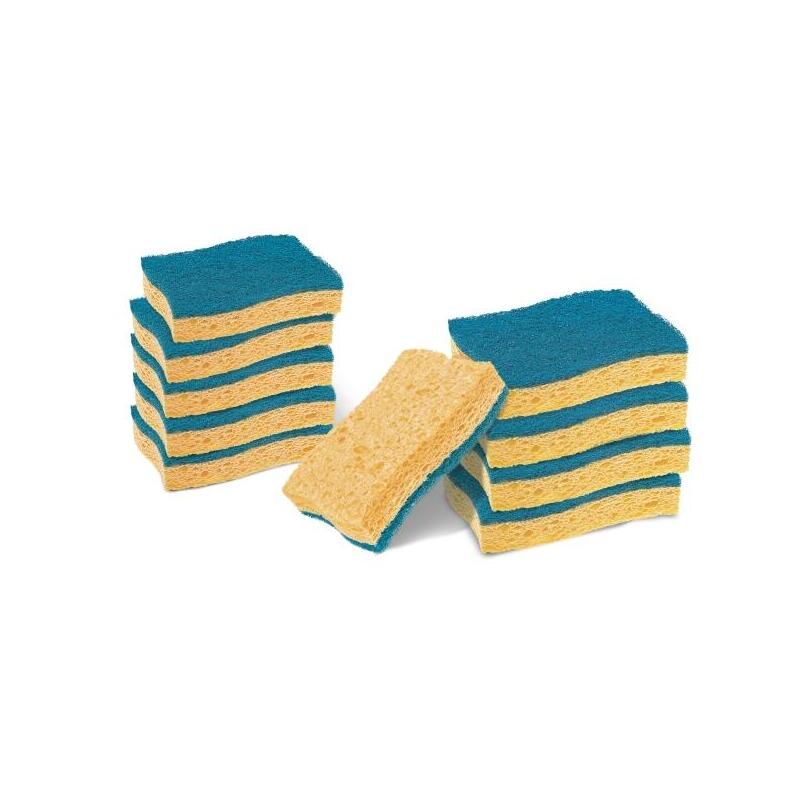 scotch-brite-pack-de-10-estropajos-de-cocina-no-raya-celulosa-amarillo