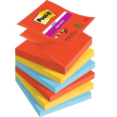 post-it-super-sticky-pack-de-6-blocs-de-90-notas-adhesivas-reposicionables-forma-cuadrada-76x76mm-en-zig-zag-
