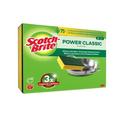 scotch-brite-classic-pack-de-2-estropajos-de-cocina-amarillo