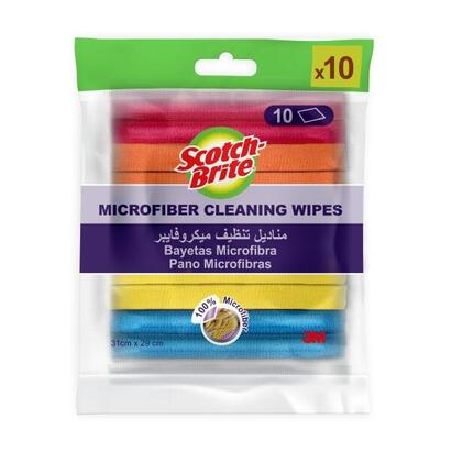 scotch-brite-pack-de-10-bayetas-de-microfibra-multiusos-31x29cm-colores-surtidos