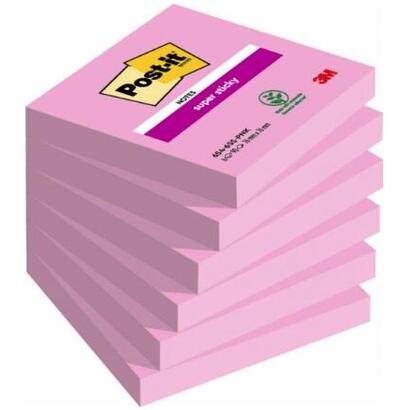 post-it-pack-de-6-blocs-de-100-notas-adhesivas-reposicionables-forma-cuadrada-76x76mm-rosa