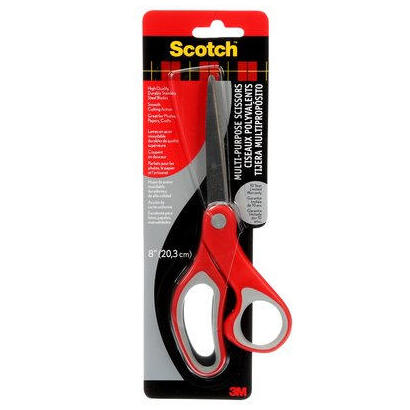 scotch-tijeras-ergonomicas-20cm-acero-inoxidable-mango-ergonomico-rojo
