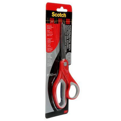 scotch-tijeras-ergonomicas-20cm-acero-inoxidable-mango-ergonomico-rojo