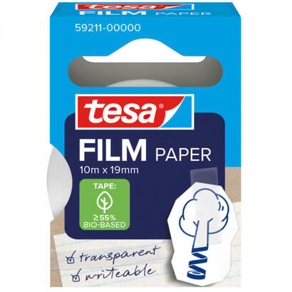 tesa-paper-pack-de-1-cinta-adhesiva-de-papel-19mm-x-10-metros-casi-invisible-en-superficies-de-color-claro-se-puede