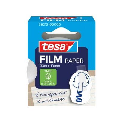 tesa-paper-pack-de-1-cinta-adhesiva-de-papel-19mm-x-33-metros-casi-invisible-en-superficies-de-color-claro-se-puede