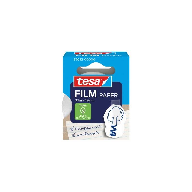 tesa-paper-pack-de-1-cinta-adhesiva-de-papel-19mm-x-33-metros-casi-invisible-en-superficies-de-color-claro-se-puede
