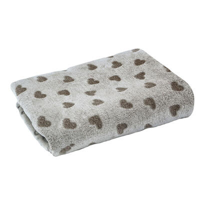 manta-gris-corazones-marrones-100-x-70-cm