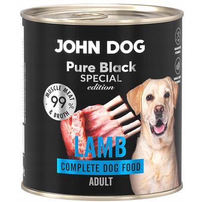 john-dog-pure-black-special-jagniecina-karma-800g