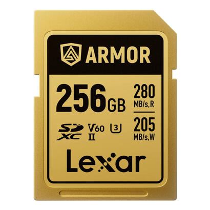 lexar-256gb-professional-armor-gold-sdxc-uhs-ii-cards-up-to-280mbs-read-210mbs-write-c10-v60-u3stainless-steel-casing-ip68