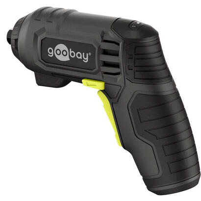 goobay-77817-destornillador-electrico-y-llave-de-impacto-200-rpm-negro-amarillo