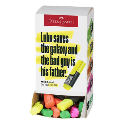 faber-castell-marcador-textliner-surtido-neon-expositor-carton-60-ud