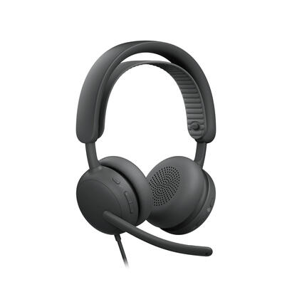 auriculares-logitech-981-001615-alambrico-usb-type-c-usb-type-a-grafito