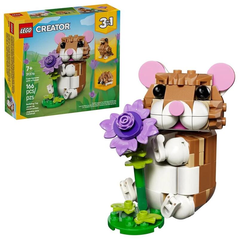 lego-creator-3-en-1-31376-lindo-hamster-con-una-flor