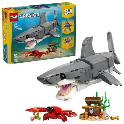 lego-31381-creator-3-in-1-wilder-hai-mit-schatztruhe-31381