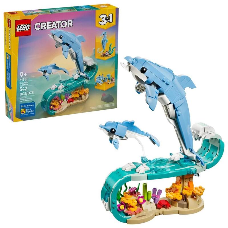 lego-31385-creator-3-in-1-meerestiere-wunderschone-delfine-31385