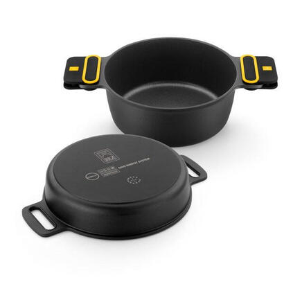 olla-baja-de-aluminio-fundido-con-antiadherente-tricapa-con-tapa-de-cristal-daily-pro-o24-cm