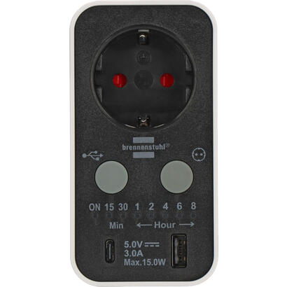 brennenstuhl-countdown-timer-steckdose-con-usb-a-y-usb-c-negroweiss-ip20