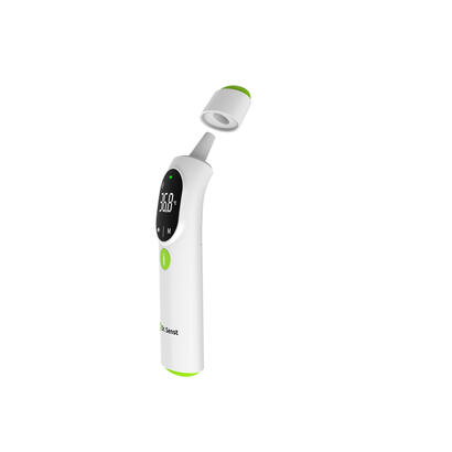 dr-senst-det-20f-termometro-con-sensor-remoto-verde-blanco-oido-frente-botones