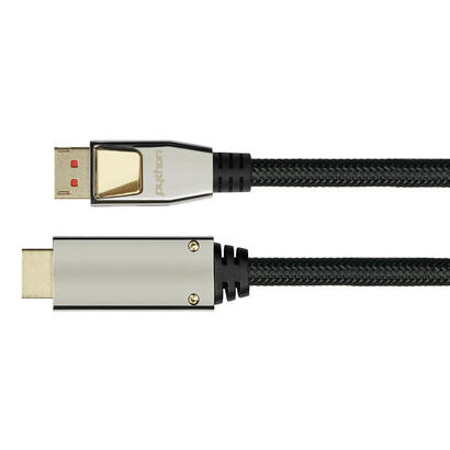 python-gc-m0217-adaptador-de-cable-de-video-2-m-displayport-hdmi-negro