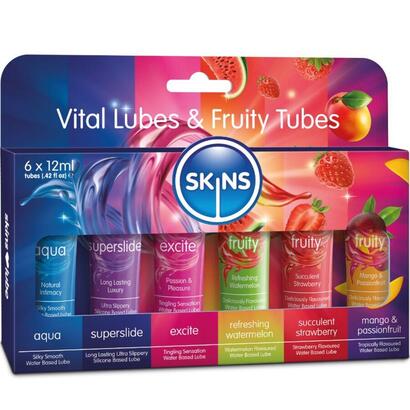skins-vital-fruity-lubes-kit-lubricantes-6-x-12-ml
