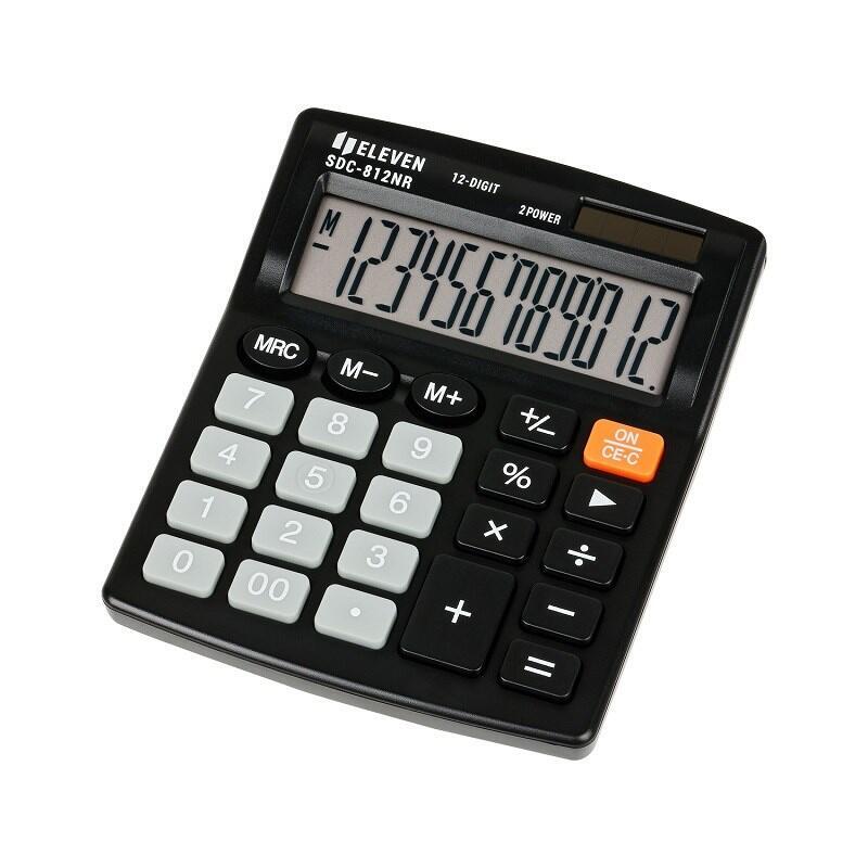 calculadora-de-oficina-eleven-sdc-812nr
