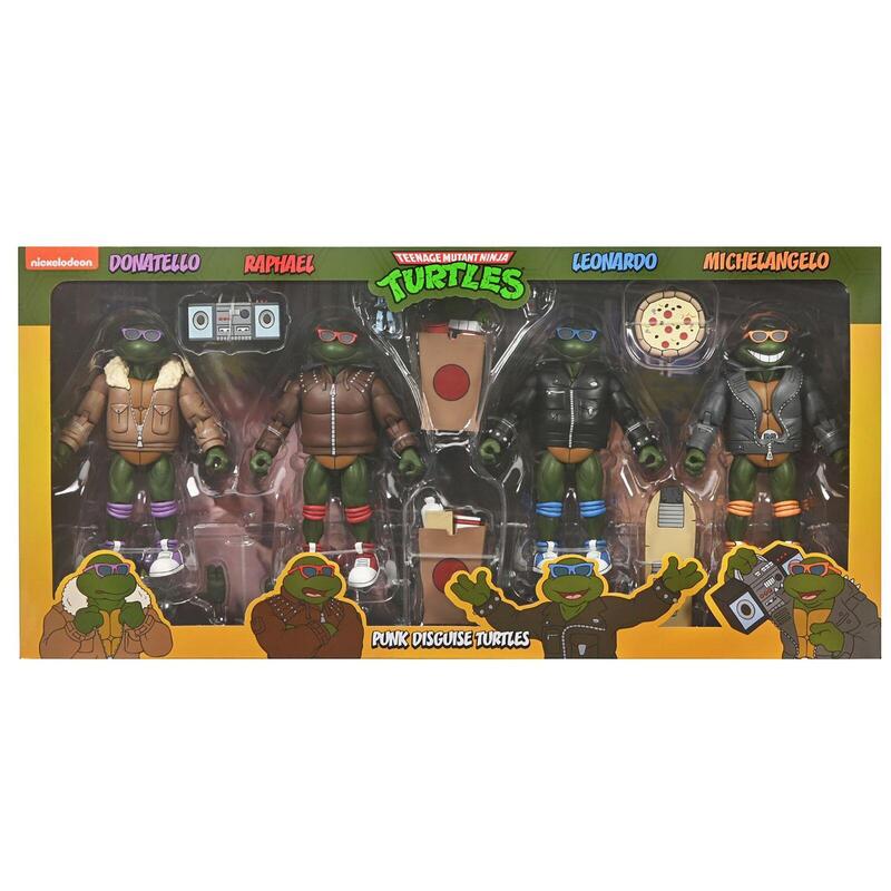 figura-neca-teenage-mutant-ninja-turtles-cartoon-punk-turtles-pack-4-scale-action-18cm